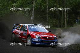 5-8.8.2005 Finland, 02, CITROEN - TOTAL, DUVAL François (BEL), PREVOT Stéphane (BEL), Citroen Xsara WRC  - World Rally Championship, August, Rd.10