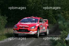 5-8.8.2005 Finland, 07, MARLBORO PEUGEOT TOTAL, GRONHOLM Marcus (FIN), RAUTIAINEN Timo (FIN), Peugeot 307 WRC - World Rally Championship, August, Rd.10