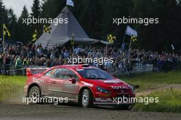 5-8.8.2005 Finland, 07, MARLBORO PEUGEOT TOTAL, GRONHOLM Marcus (FIN), RAUTIAINEN Timo (FIN), Peugeot 307 WRC - World Rally Championship, August, Rd.10