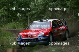 5-8.8.2005 Finland, 01, CITROEN - TOTAL, LOEB Sébastien (FRA), ELENA Daniel (MCO), Citroen Xsara WRC - World Rally Championship, August, Rd.10