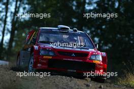 5-8.8.2005 Finland, 10, GIGI GALLI (ITA), GUIDO D'AMORE (ITA), MITSUBISHI MOTORS MOTOR SPORTS, Mitsubishi Lancer WR05 - World Rally Championship, August, Rd.10