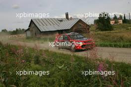 5-8.8.2005 Finland, 09, MITSUBISHI MOTORS MOTOR SPORTS, ROVANPERA Harri (FIN), PIETILAINEN Risto (FIN), Mitsubishi Lancer WR05 - World Rally Championship, August, Rd.10