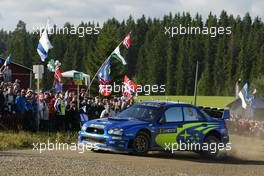 5-8.8.2005 Finland, 05, SUBARU WORLD RALLY TEAM, SOLBERG Petter (NOR), MILLS Philip (GBR), Subaru Impreza WRC 2004 - World Rally Championship, August, Rd.10