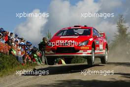 5-8.8.2005 Finland, 07, MARLBORO PEUGEOT TOTAL, GRONHOLM Marcus (FIN), RAUTIAINEN Timo (FIN), Peugeot 307 WRC - World Rally Championship, August, Rd.10