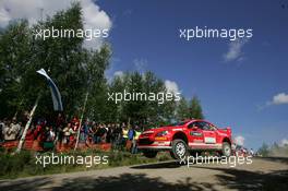 5-8.8.2005 Finland, 07, MARLBORO PEUGEOT TOTAL, GRONHOLM Marcus (FIN), RAUTIAINEN Timo (FIN), Peugeot 307 WRC - World Rally Championship, August, Rd.10