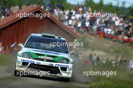 5-8.8.2005 Finland, 03, BP FORD WORLD RALLY TEAM, GARDEMEISTER Toni (FIN), HONKANEN Jakke (FIN), Ford Focus RS WRC 04 - World Rally Championship, August, Rd.10