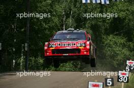 5-8.8.2005 Finland, 09, MITSUBISHI MOTORS MOTOR SPORTS, ROVANPERA Harri (FIN), PIETILAINEN Risto (FIN), Mitsubishi Lancer WR05 - World Rally Championship, August, Rd.10