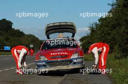16-18.9.2005 WALES, GREAT BRITAIN  02, CITROEN - TOTAL, DUVAL François (BEL), PREVOT Stéphane (BEL), Citroen Xsara WRC     - WORLD RALLY CHAMPIONSHIP, SEPTEMBER, RD.12 - WWW.XPB.CC, EMAIL: INFO@XPB.CC - COPY OF PUBLICATION REQUIRED FOR PRINTED PICTURES. EVERY USED PICTURE IS FEE-LIABLE. c COPYRIGHT: PHOTO4 / XPB.CC - LEGAL NOTICE: PRINT (NEWSPAPERS, MAGAZINES) USAGE OF THE IMAGE IS JUST FOR GERMANY! PRINT-BILDNUTZUNG NUR IN DEUTSCHLAND!