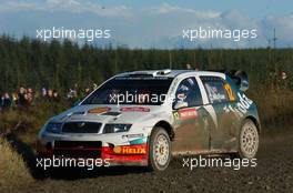 16-18.9.2005 WALES, GREAT BRITAIN  Colin McRae, GBR and Nicky Grist, SKODA FABIA WRC  - WORLD RALLY CHAMPIONSHIP, SEPTEMBER, RD.12 - WWW.XPB.CC, EMAIL: INFO@XPB.CC - COPY OF PUBLICATION REQUIRED FOR PRINTED PICTURES. EVERY USED PICTURE IS FEE-LIABLE. c COPYRIGHT: PHOTO4 / XPB.CC - LEGAL NOTICE: PRINT (NEWSPAPERS, MAGAZINES) USAGE OF THE IMAGE IS JUST FOR GERMANY! PRINT-BILDNUTZUNG NUR IN DEUTSCHLAND!