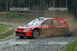 16-18.9.2005 WALES, GREAT BRITAIN  10, GIGI GALLI (ITA), GUIDO D'AMORE (ITA), MITSUBISHI MOTORS MOTOR SPORTS, MITSUBISHI LANCER WR05 - WORLD RALLY CHAMPIONSHIP, SEPTEMBER, RD.12 - WWW.XPB.CC, EMAIL: INFO@XPB.CC - COPY OF PUBLICATION REQUIRED FOR PRINTED PICTURES. EVERY USED PICTURE IS FEE-LIABLE. c COPYRIGHT: PHOTO4 / XPB.CC - LEGAL NOTICE: PRINT (NEWSPAPERS, MAGAZINES) USAGE OF THE IMAGE IS JUST FOR GERMANY! PRINT-BILDNUTZUNG NUR IN DEUTSCHLAND!