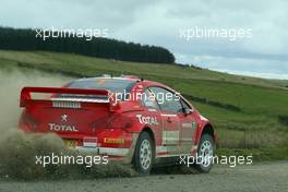 16-18.9.2005 WALES, GREAT BRITAIN  07, MARLBORO PEUGEOT TOTAL, GRONHOLM Marcus (FIN), RAUTIAINEN Timo (FIN), Peugeot 307 WRC - WORLD RALLY CHAMPIONSHIP, SEPTEMBER, RD.12 - WWW.XPB.CC, EMAIL: INFO@XPB.CC - COPY OF PUBLICATION REQUIRED FOR PRINTED PICTURES. EVERY USED PICTURE IS FEE-LIABLE. c COPYRIGHT: PHOTO4 / XPB.CC - LEGAL NOTICE: PRINT (NEWSPAPERS, MAGAZINES) USAGE OF THE IMAGE IS JUST FOR GERMANY! PRINT-BILDNUTZUNG NUR IN DEUTSCHLAND!