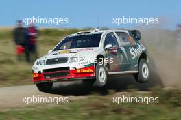 16-18.9.2005 WALES, GREAT BRITAIN  SKODA MOTORSPORT, SCHWARZ Armin (GER), WICHA Klaus (GER), Skoda Fabia WRC  - WORLD RALLY CHAMPIONSHIP, SEPTEMBER, RD.12 - WWW.XPB.CC, EMAIL: INFO@XPB.CC - COPY OF PUBLICATION REQUIRED FOR PRINTED PICTURES. EVERY USED PICTURE IS FEE-LIABLE. c COPYRIGHT: PHOTO4 / XPB.CC - LEGAL NOTICE: PRINT (NEWSPAPERS, MAGAZINES) USAGE OF THE IMAGE IS JUST FOR GERMANY! PRINT-BILDNUTZUNG NUR IN DEUTSCHLAND!