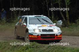 16-18.9.2005 WALES, GREAT BRITAIN  SKODA MOTORSPORT, SCHWARZ ARMIN (GER), WICHA KLAUS (GER), SKODA FABIA WRC  - WORLD RALLY CHAMPIONSHIP, SEPTEMBER, RD.12 - WWW.XPB.CC, EMAIL: INFO@XPB.CC - COPY OF PUBLICATION REQUIRED FOR PRINTED PICTURES. EVERY USED PICTURE IS FEE-LIABLE. c COPYRIGHT: PHOTO4 / XPB.CC - LEGAL NOTICE: PRINT (NEWSPAPERS, MAGAZINES) USAGE OF THE IMAGE IS JUST FOR GERMANY! PRINT-BILDNUTZUNG NUR IN DEUTSCHLAND!