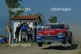 24-26.6.2005 Greece 01, CITROEN - TOTAL, LOEB Sébastien (FRA), ELENA Daniel (MCO), Citroen Xsara WRC - World Rally Championship, July, Rd.8