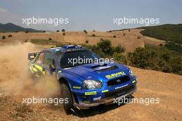 24-26.6.2005 Greece SUBARU WORLD RALLY TEAM, SARRAZIN Stéphane (FRA), RENUCCI Jacques (FRA), Subaru Impreza WRC 2004 - World Rally Championship, July, Rd.8