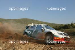 24-26.6.2005 Greece SKODA MOTORSPORT, SCHWARZ Armin (GER), WICHA Klaus (GER), Skoda Fabia WRC - World Rally Championship, July, Rd.8