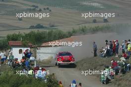 24-26.6.2005 Greece 07, MARLBORO PEUGEOT TOTAL, GRONHOLM Marcus (FIN), RAUTIAINEN Timo (FIN), Peugeot 307 WRC - World Rally Championship, July, Rd.8