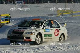 11.02.2005 Karlstad, Sweden, 91, SIMONE BERTOLOTTI (ITA), MONICA CICOGNINI (ITA), SIMONE BERTOLOTTI, Mitsubishi Lancer Evo VII   - Uddeholm Swedish Rally, Rd2 - (SWE - 11-13 February) - 2005 FIA World Rally Championship