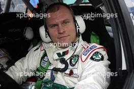 12.02.2005 Karlstad, Sweden, 16, JANI PAASONEN (FIN), JANI VAINIKKA (FIN), SKODA MOTORSPORT, Skoda Fabia WRC  - Uddeholm Swedish Rally, Rd2 - (SWE - 11-13 February) - 2005 FIA World Rally Championship