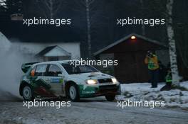 12.02.2005 Karlstad, Sweden, 16, JANI PAASONEN (FIN), JANI VAINIKKA (FIN), SKODA MOTORSPORT, Skoda Fabia WRC  - Uddeholm Swedish Rally, Rd2 - (SWE - 11-13 February) - 2005 FIA World Rally Championship