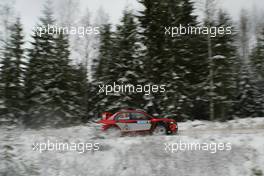 11.02.2005 Karlstad, Sweden, MITSUBISHI MOTORS MOTOR SPORTS, ROVANPERA Harri (FIN), PIETILAINEN Risto (FIN), Mitsubishi Lancer WR05  - Uddeholm Swedish Rally, Rd2 - (SWE - 11-13 February) - 2005 FIA World Rally Championship