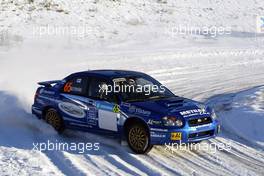 12.02.2005 Karlstad, Sweden, 65, JUKKA KETOMAKI (FIN), MIKA STENBERG (FIN), Subaru Impreza WRX Spec C  - Uddeholm Swedish Rally, Rd2 - (SWE - 11-13 February) - 2005 FIA World Rally Championship