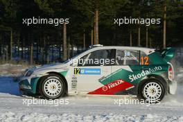 11.02.2005 Karlstad, Sweden, ??,  SKODA MOTORSPORT, SCHWARZ Armin (GER), WICHA Klaus (GER), Skoda Fabia WRC  - Uddeholm Swedish Rally, Rd2 - (SWE - 11-13 February) - 2005 FIA World Rally Championship