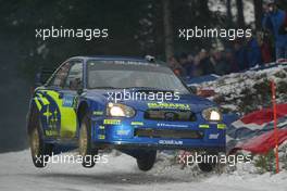 12.02.2005 Karlstad, Sweden, 05, SUBARU WORLD RALLY TEAM, SOLBERG Petter (NOR), MILLS Philip (GBR), Subaru Impreza WRC 2004  - Uddeholm Swedish Rally, Rd2 - (SWE - 11-13 February) - 2005 FIA World Rally Championship