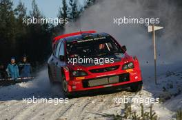 11.02.2005 Karlstad, Sweden, 10M, GIGI GALLI (ITA), GUIDO D'AMORE (ITA), MITSUBISHI MOTORS MOTOR SPORTS, Mitsubishi Lancer WR05  - Uddeholm Swedish Rally, Rd2 - (SWE - 11-13 February) - 2005 FIA World Rally Championship