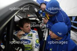 12.02.2005 Karlstad, Sweden, 17, BP FORD WORLD RALLY TEAM, KRESTA Roman (CZE), TOMANEK Jan (CZE), Ford Focus RS WRC 04  - Uddeholm Swedish Rally, Rd2 - (SWE - 11-13 February) - 2005 FIA World Rally Championship