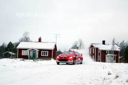 12.02.2005 Karlstad, Sweden, 07, MARLBORO PEUGEOT TOTAL, GRONHOLM Marcus (FIN), RAUTIAINEN Timo (FIN), Peugeot 307 WRC  - Uddeholm Swedish Rally, Rd2 - (SWE - 11-13 February) - 2005 FIA World Rally Championship