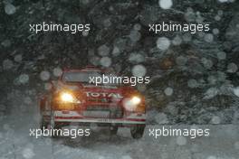 11.02.2005 Karlstad, Sweden, DANIEL CARLSSON (SWE), MATTIAS ANDERSSON, SWE, BOZIAN RACING, Peugeot 307 WRC  - Uddeholm Swedish Rally, Rd2 - (SWE - 11-13 February) - 2005 FIA World Rally Championship