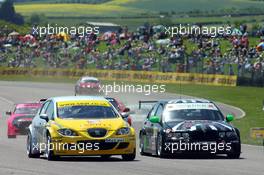 04.06.2006 Andover, England,  Sunday, Jason Plato (GBR), Seat Leon - British Touring Car Championship 2006 at Thruxton, England