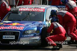 08.04.2006 Hockenheim, Germany,  Pitstop of Mattias Ekström (SWE), Audi Sport Team Abt Sportsline, Audi A4 DTM - DTM 2006 at Hockenheimring (Deutsche Tourenwagen Masters)