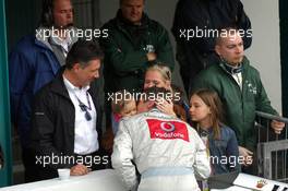 09.04.2006 Hockenheim, Germany,  Race winner Bernd Schneider (GER), AMG-Mercedes, Portrait, with his family - DTM 2006 at Hockenheimring (Deutsche Tourenwagen Masters)