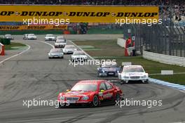 09.04.2006 Hockenheim, Germany,  Bernd Schneider (GER), AMG-Mercedes, AMG-Mercedes C-Klasse, leading the race - DTM 2006 at Hockenheimring (Deutsche Tourenwagen Masters)