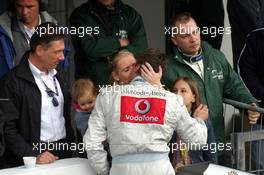 09.04.2006 Hockenheim, Germany,  Race winner Bernd Schneider (GER), AMG-Mercedes, Portrait, with his family - DTM 2006 at Hockenheimring (Deutsche Tourenwagen Masters)