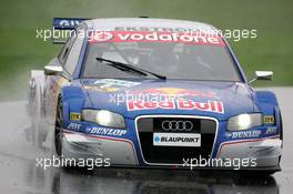 28.04.2006 Klettwitz, Germany,  Mattias Ekström (SWE), Audi Sport Team Abt Sportsline, Audi A4 DTM, in the wet - DTM 2006 at Eurospeedway Lausitzring (Deutsche Tourenwagen Masters)