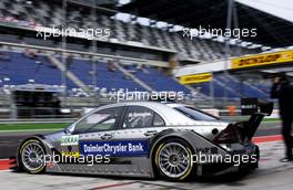 28.04.2006 Klettwitz, Germany,  Bernd Schneider (GER), AMG-Mercedes, AMG-Mercedes C-Klasse driving off out of his pitbox - DTM 2006 at Eurospeedway Lausitzring (Deutsche Tourenwagen Masters)