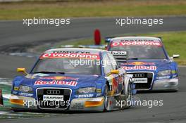 21.05.2006 Oschersleben, Germany,  Martin Tomczyk (GER), Audi Sport Team Abt Sportsline, Audi A4 DTM, leads Mattias Ekström (SWE), Audi Sport Team Abt Sportsline, Audi A4 DTM - DTM 2006 at Motorsport Arena Oschersleben (Deutsche Tourenwagen Masters)