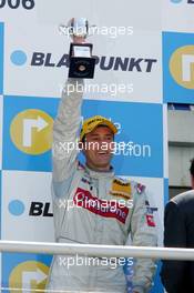 02.07.2006 Fawkham, England,  Podium, Bernd Schneider (GER), AMG-Mercedes, Portrait (3rd) - DTM 2006 at Brands Hatch, England (Deutsche Tourenwagen Masters)