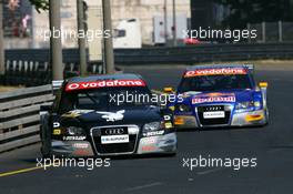 21.07.2006 Nurnberg, Germany,  Christian Abt (GER), Audi Sport Team Phoenix, Audi A4 DTM and Martin Tomczyk (GER), Audi Sport Team Abt Sportsline, Audi A4 DTM - DTM 2006 at Norisring (Deutsche Tourenwagen Masters)