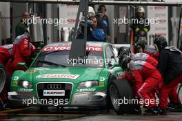 20.08.2006 Nürburg, Germany,  PIT STOP, Pierre Kaffer (GER), Audi Sport Team Phoenix, Audi A4 DTM - DTM 2006 at Nürburgring (Deutsche Tourenwagen Masters)