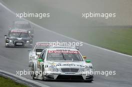 20.08.2006 Nürburg, Germany,  Jamie Green (GBR), AMG-Mercedes, AMG-Mercedes C-Klasse, ahead of Martin Tomczyk (GER), Audi Sport Team Abt Sportsline, Audi A4 DTM - DTM 2006 at Nürburgring (Deutsche Tourenwagen Masters)