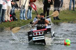 01.09.2006 Zandvoort, The Netherlands,  Christian Abt (GER), Audi Sport Team Phoenix, Audi A4 DTM at the Audi boatchallenge at the little lake in the centre of Zandvoort Circuit - DTM 2006 at Zandvoort, The Netherlands (Deutsche Tourenwagen Masters)