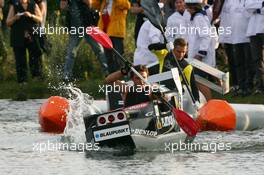 01.09.2006 Zandvoort, The Netherlands,  Christian Abt (GER), Audi Sport Team Phoenix, Portrait at the Audi boatchallenge at the little lake in the centre of Zandvoort Circuit - DTM 2006 at Zandvoort, The Netherlands (Deutsche Tourenwagen Masters)