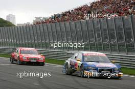 03.09.2006 Zandvoort, The Netherlands,  Martin Tomczyk (GER), Audi Sport Team Abt Sportsline, Audi A4 DTM, leads Bernd Schneider (GER), AMG-Mercedes, AMG-Mercedes C-Klasse - DTM 2006 at Zandvoort, The Netherlands (Deutsche Tourenwagen Masters)