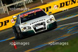 13.10.2006 Le Mans, France,  Heinz-Harald Frentzen (GER), Audi Sport Team Abt Sportsline, Audi A4 DTM, cutting the corner - DTM 2006 at Le Mans Bugatti Circuit, France (Deutsche Tourenwagen Masters)