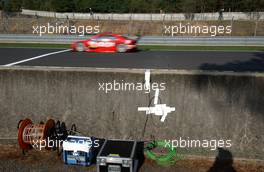 13.10.2006 Le Mans, France,  Technical device of WIGE to measure the sector time and the speed next to the track. - DTM 2006 at Le Mans Bugatti Circuit, France (Deutsche Tourenwagen Masters)
