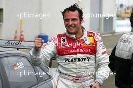 14.10.2006 Le Mans, France,  Christian Abt (GER), Audi Sport Team Phoenix, Audi A4 DTM, happy with his starting position after the qualifying session - DTM 2006 at Le Mans Bugatti Circuit, France (Deutsche Tourenwagen Masters)